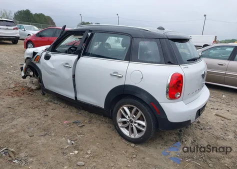 2014 Mini Countryman Cooper z USA, uszkodzony, nr VIN WMWZB3C55EWR42296